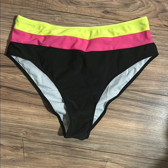 SHEIN Other - SHEIN Black and Pink Bikini Swim